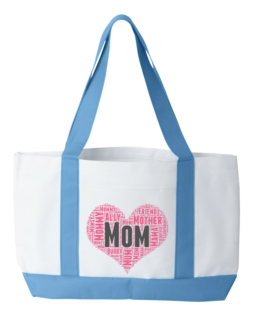 Mom Heart Tote Bag