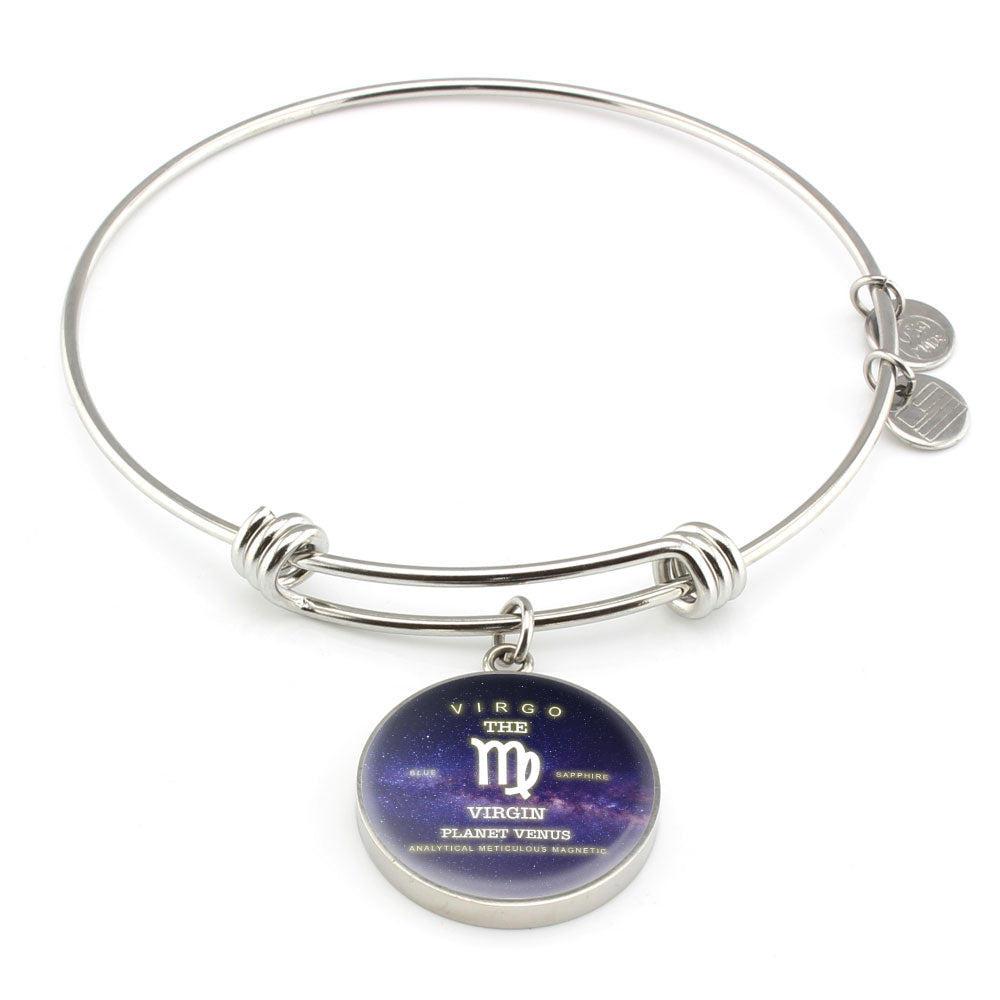 Virgo Gold/Silver Zodiac Round Bracelet